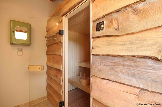 Le sauna du Country Lodge