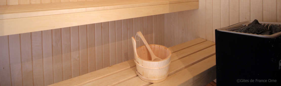 Le sauna du Country Lodge