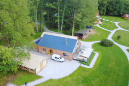 Vue aérienne du Country Lodge